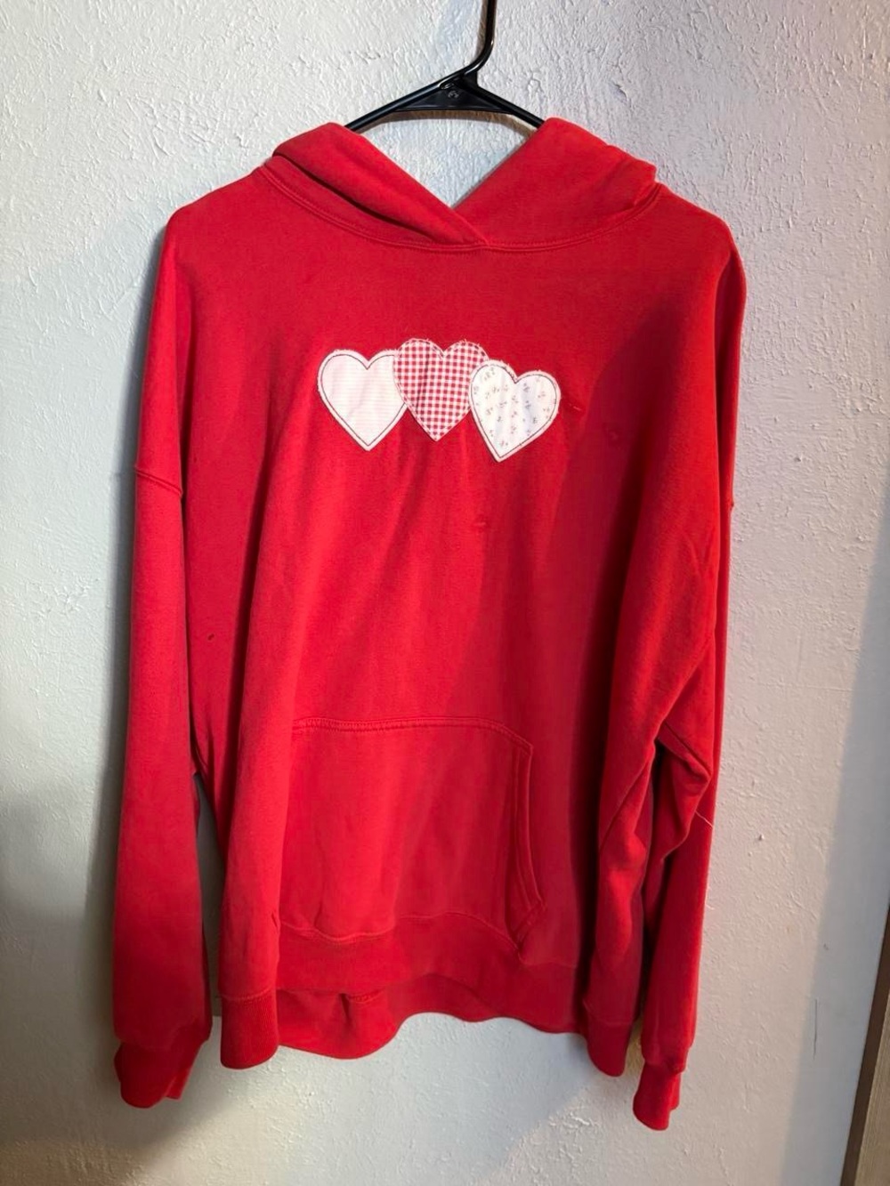 Hollister Red Pullover Hoodie